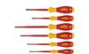 Wiha Screwdriver set SoftFinish® electric slimFix Slotted, Phillips 6-pcs. (35389)