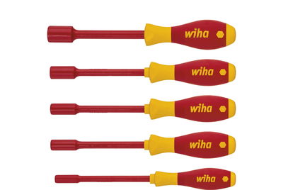 Wiha Screwdriver set SoftFinish® electric Hexagon nut driver 5-pcs. (29466)