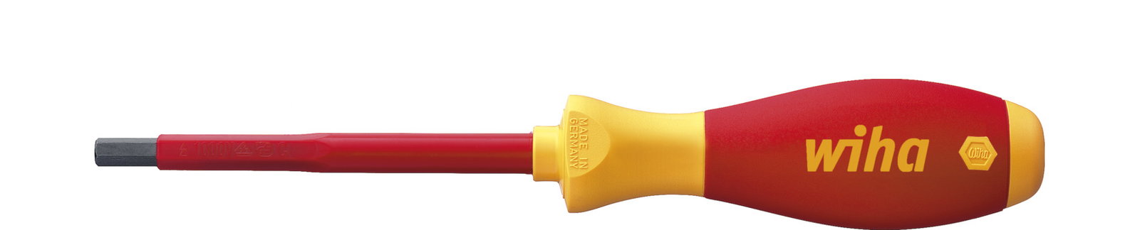 Wiha Screwdriver SoftFinish® electric Hex 6.0 mm x 100 mm (30365)