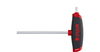 Wiha L-key with T-handle set ComfortGrip Hexagon with side drive, matt chrome-plated 6-pcs. (45620)