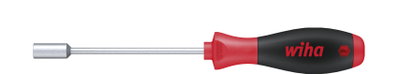 Wiha Screwdriver SoftFinish® Hexagon nut driver with round blade 17.0 mm x 125 mm (01033)