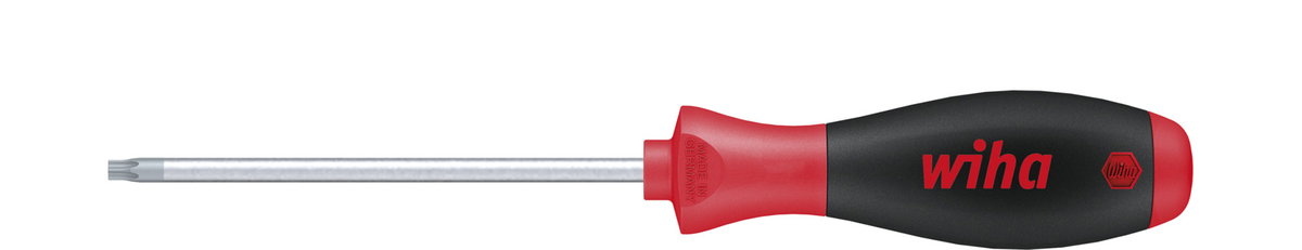 Wiha Screwdriver SoftFinish® TORX® Tamper Resistant (with hole) with round blade T20H x 300 mm (28005)