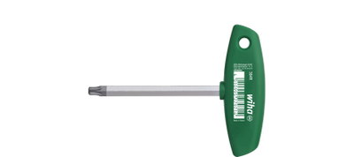 Wiha L-key with T-handle TORX® MagicSpring® matt chrome-plated (27968)