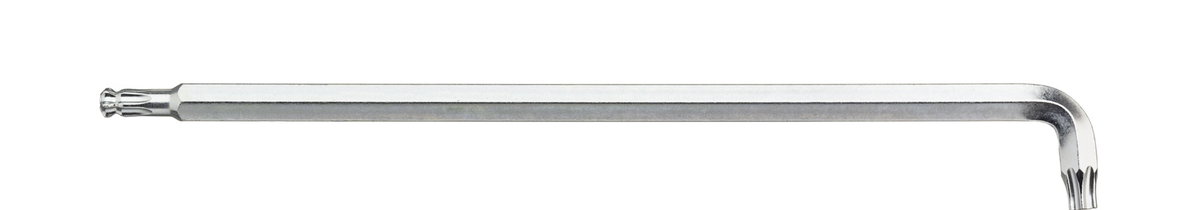 Wiha L-keys TORX® ball end with short handle, titanium silver (40972)