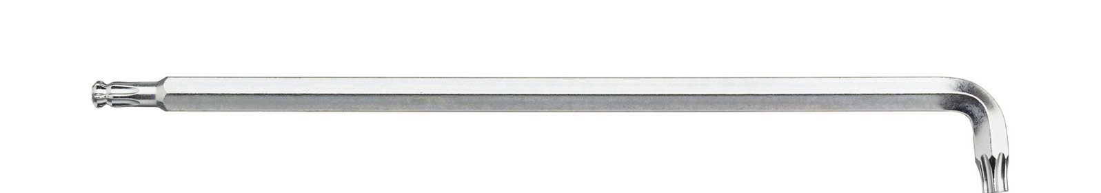 Wiha L-keys TORX® ball end with short handle, titanium silver (40972)
