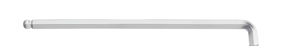 Wiha L-keys Hexagonal ball end with short side, matt chrome-plated (35482)
