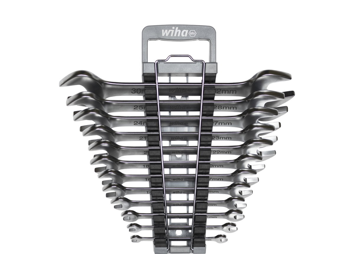 Wiha Double open-end spanner set 12 pcs. in holder (44753)