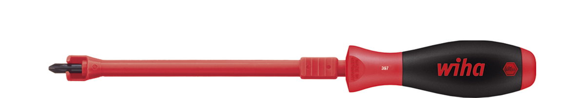 Wiha Screwdriver SoftFinish® Phillips with fixing function PH2 x 175 mm (32405)