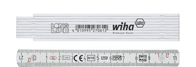 Wiha Folding ruler Longlife 1 m metric, 10 segments 13 mm (27061)