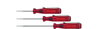 Wiha Pocket screwdrivers Slotted transparent-red, with push-on clip 3.0 mm x 40 mm (01537)
