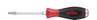 Wiha Screwdriver SoftFinish® Slotted with one-piece hexagonal blade and solid steel cap 5.5 mm x 100 mm (03225)
