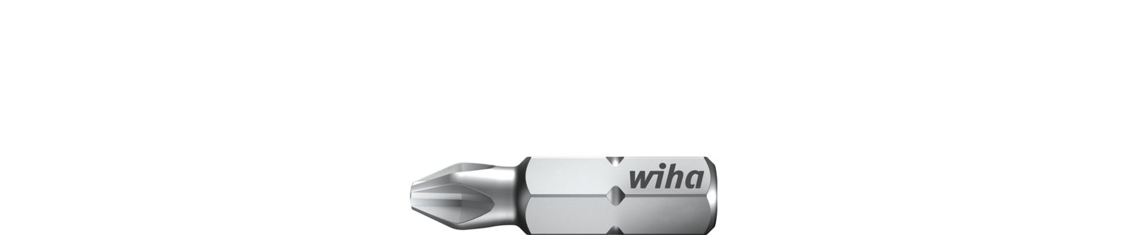 Wiha Bit set Standard 25 mm Phillips (PH1), 10-pcs. 1/4" C6,3 in box (10151)
