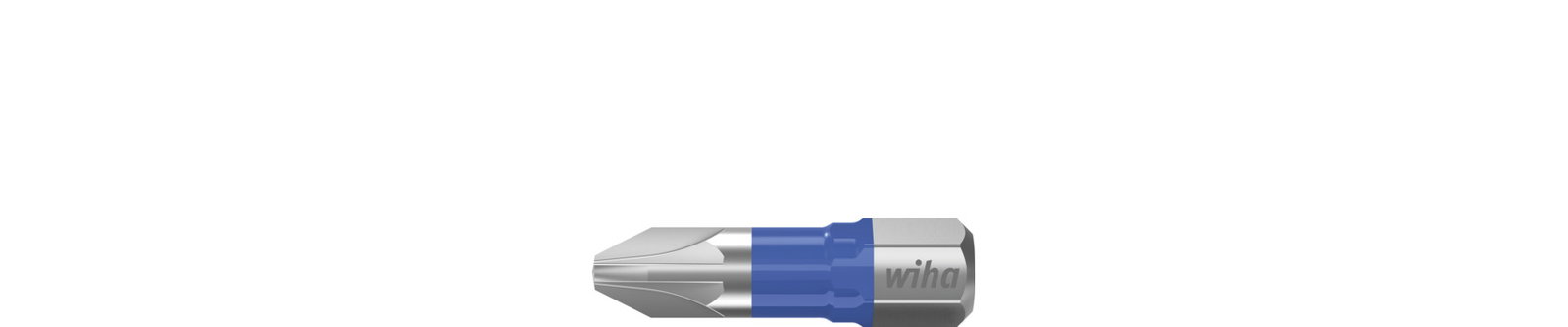 Wiha T bit set, 25 mm Pozidriv (PZ2), 5-pcs. 1/4" C6,3 in box (41602)