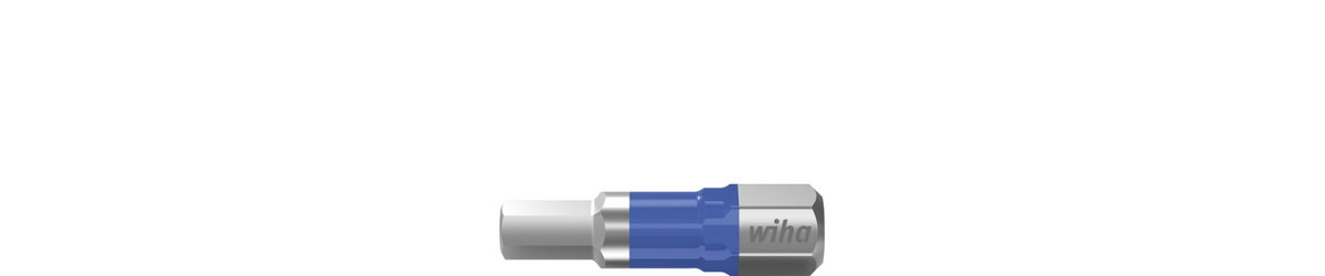Wiha T bit set, 25 mm Hexagon (SW6) 5-pcs. 1/4" C6,3 in box (41614)