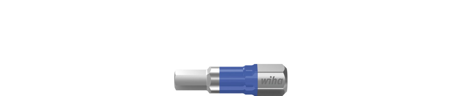 Wiha T bit set, 25 mm Hexagon (SW6) 5-pcs. 1/4" C6,3 in box (41614)