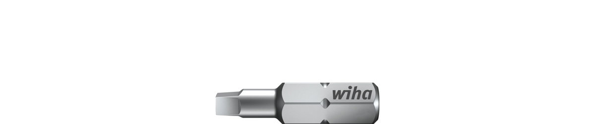 Wiha Bit Standard 25 mm Internal square (#1) 1/4" in box 2 pcs. (38658)