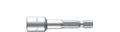Wiha Nut driver insert magnetic Standard 55 mm Hexagon 1/4" in box (38721)