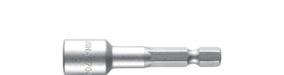Wiha Nut driver insert magnetic 55 mm Hexagon head 1/4" E6,3 3/8" (04640)