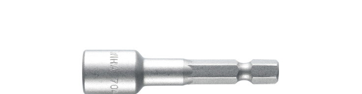 Wiha Socket-wrench insert 55 mm Hexagon head 1/4" E6,3 7.0 mm (04511)