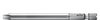 Wiha Bit Professional 90 mm TORX® Tamper Resistant (with hole) 1/4" E6,3 T25H (39191)