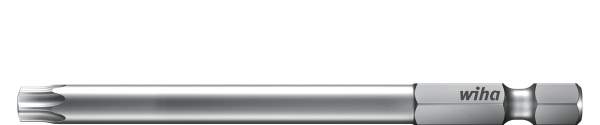 Wiha Bit Professional 90 mm TORX® Tamper Resistant (with hole) 1/4" E6,3 T15H (39189)