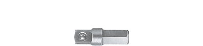 Wiha Tool shaft with ball Square, Internal hexagon 1/4" C6,3 (01933)