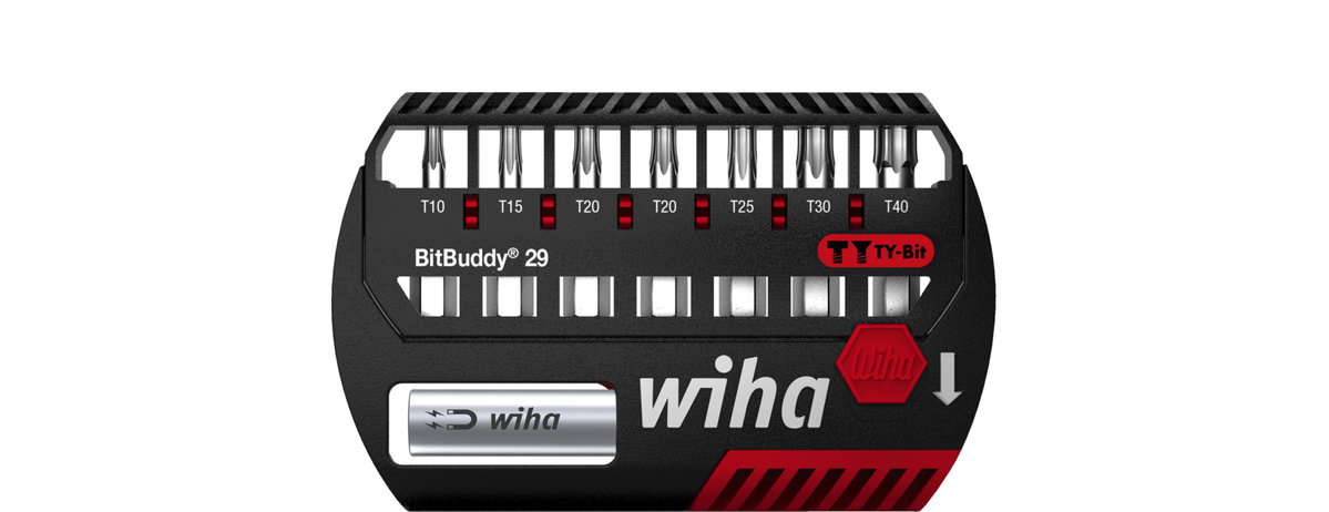 Wiha Bit set BitBuddy® TY bit 29 mm TORX®, 8-pcs., 1/4" C 6.3 (42136)