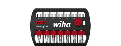 Wiha BitBuddy® TY bit set, 49 mm Pozidriv, TORX® 7-pcs. 1/4" E6,3 (42118)