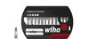 Wiha Bit set FlipSelector Standard 25 mm assorted 13-pcs. 1/4" C6,3 (39078)