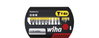 Wiha FlipSelector Y bit set, 25 mm Phillips, Pozidriv, TORX®, 13-pcs., 1/4" C6,3 (41827)