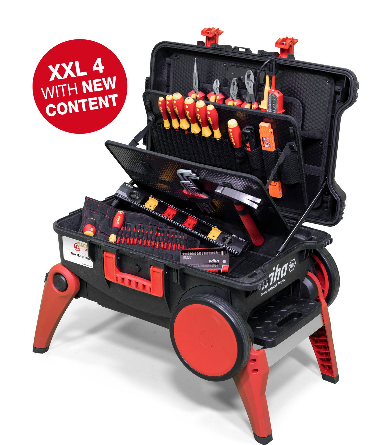Wiha Tool case XXL 4 trolley electric 80-pcs. (45734)
