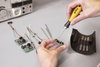Wiha Screwdriver handle SoftFinish®-telescopic ESD for SYSTEM 4 interchangeable blade 4.0 mm (31498)