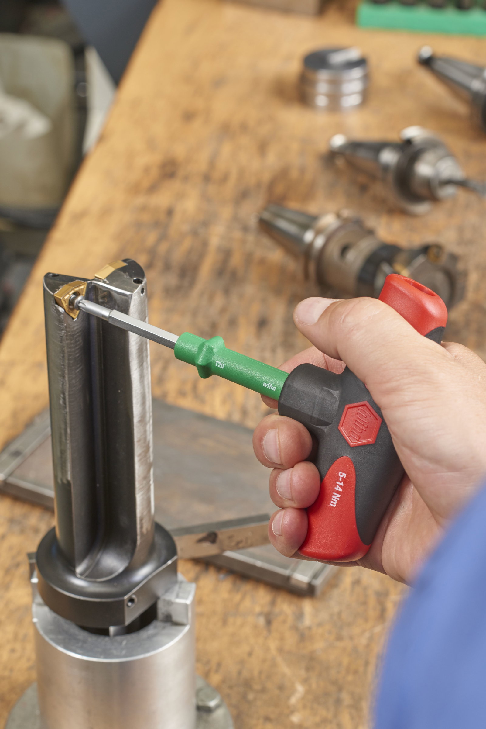Wiha Torque screwdriver with T-handle set TorqueVario®-S T 5–14 Nm mixed, 12 pcs., variably adjustable torque limit incl.box (29234) – Image 11 of 14
