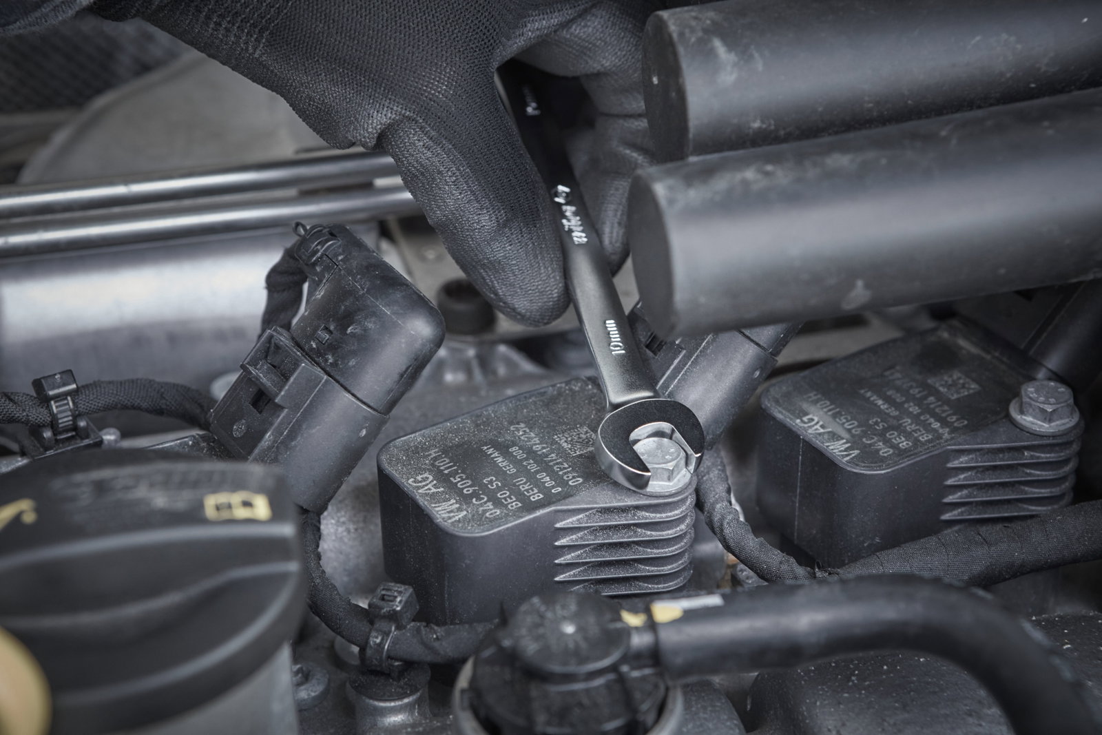 Wiha Ring ratchet open-ended spanner set 12 pcs. switchable in holder (44661) – Image 10 of 29