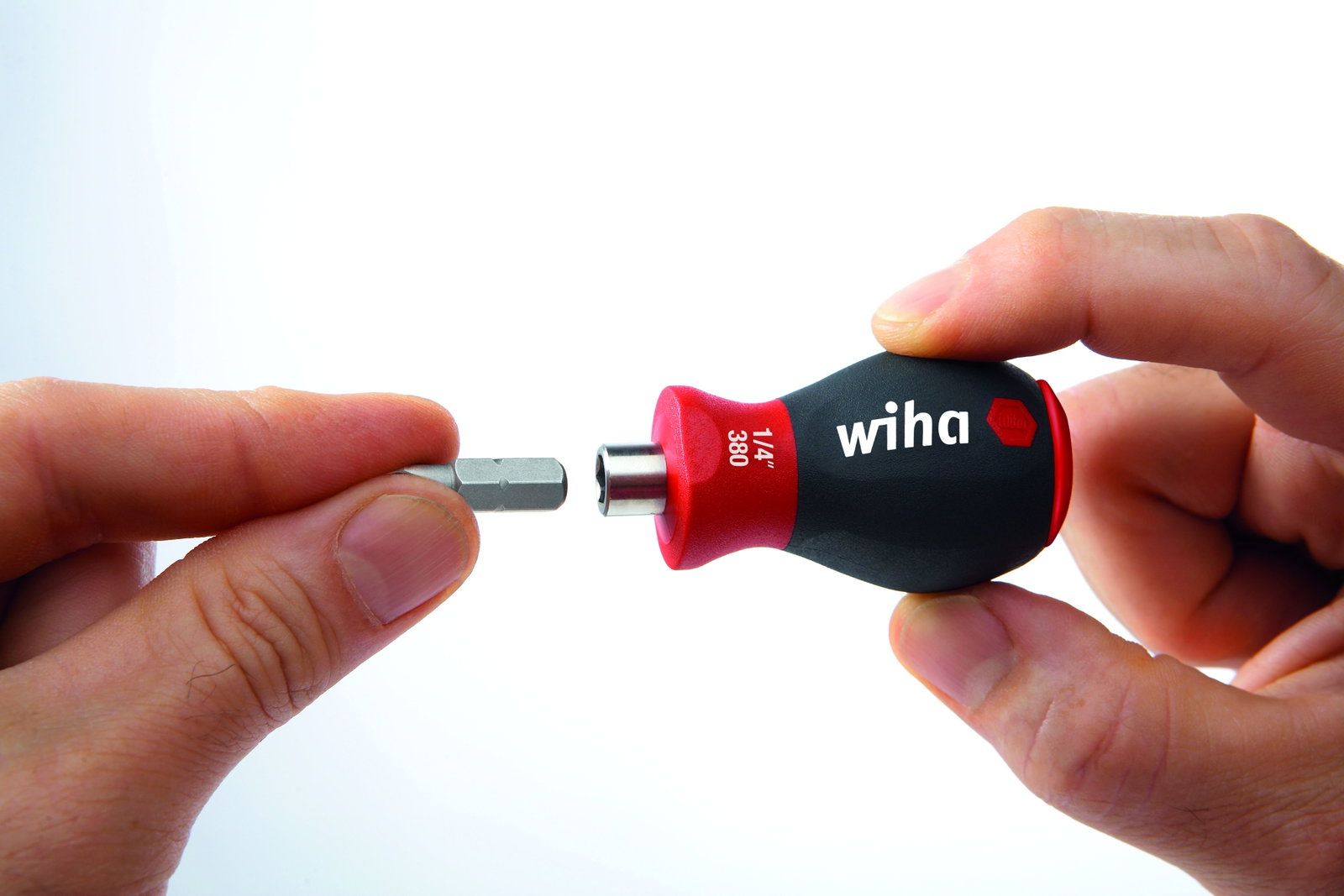 Wiha Screwdriver with bit magazine magnetic Pozidriv, Phillips with 6 bits, Stubby, 1/4" in SB-cardboard packaging (33741) – Image 9 of 22