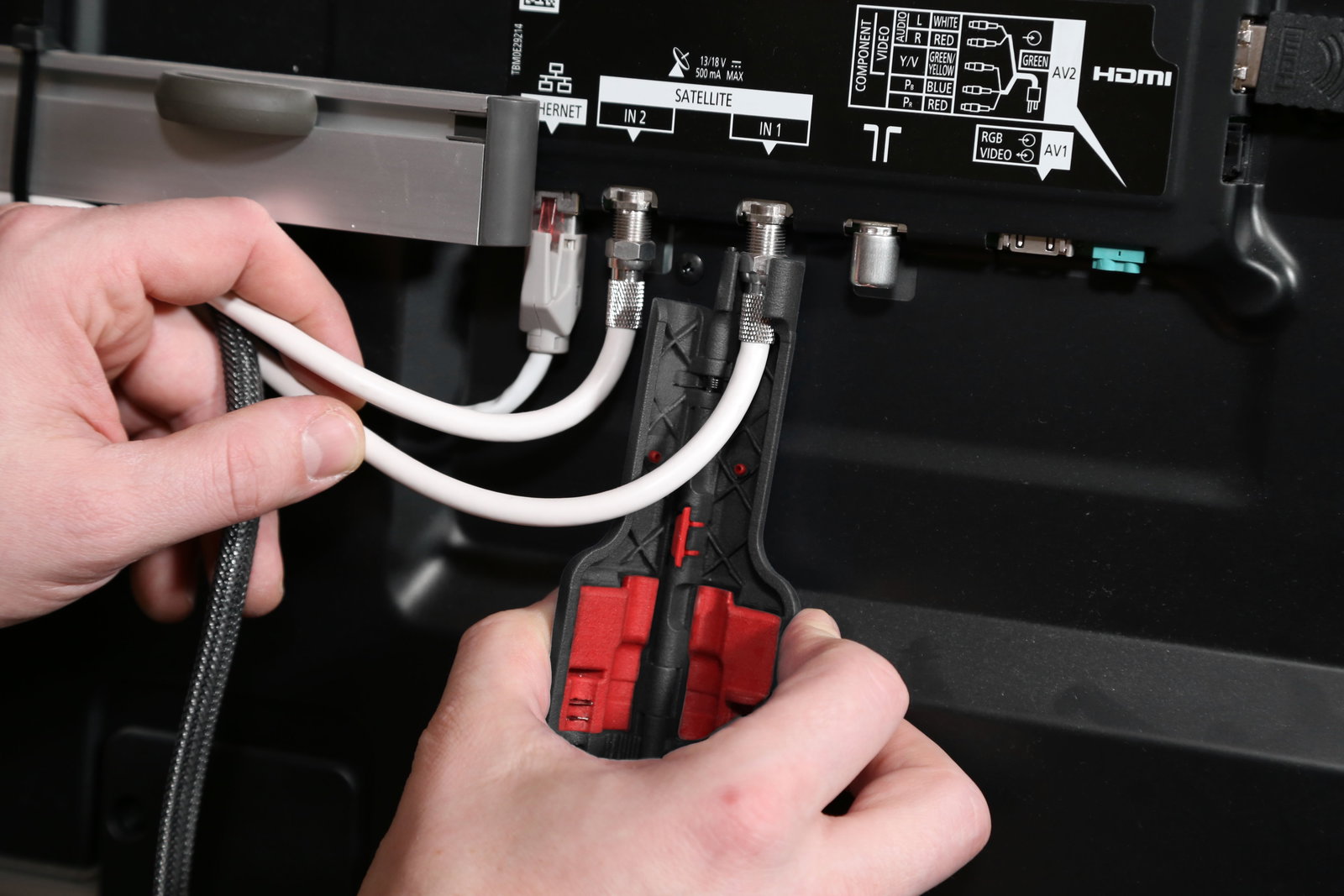 Wiha Stripping and assembly tool for coaxial cable with F-connector 125 mm (44241) – Image 5 of 13