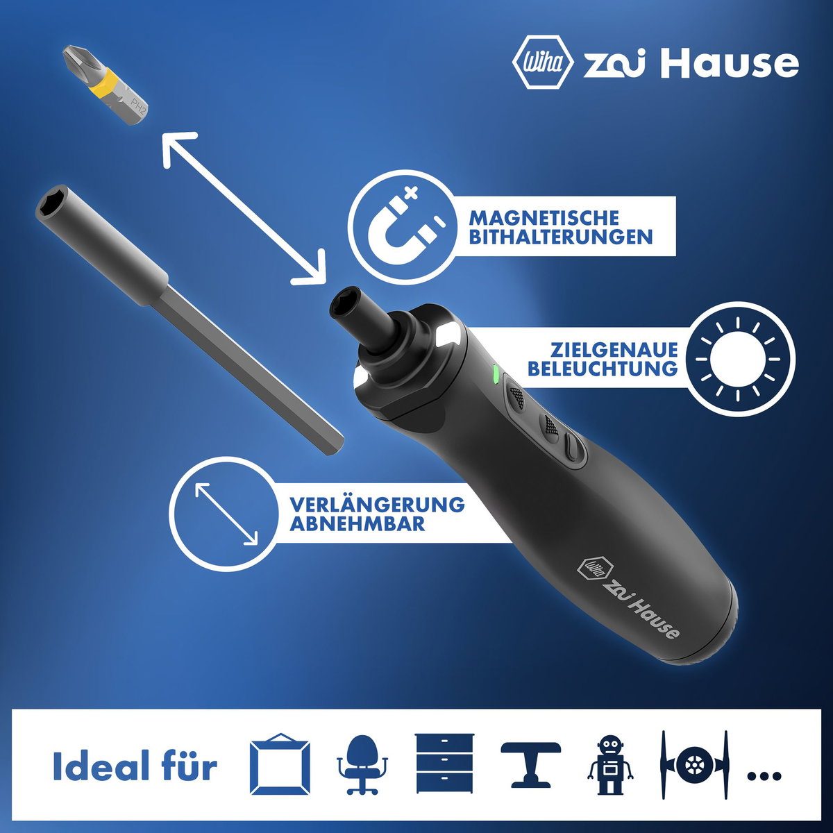 Wiha Wiha zai Hause e-screwdriver set, 11-pcs. (44621) – Image 7 of 14