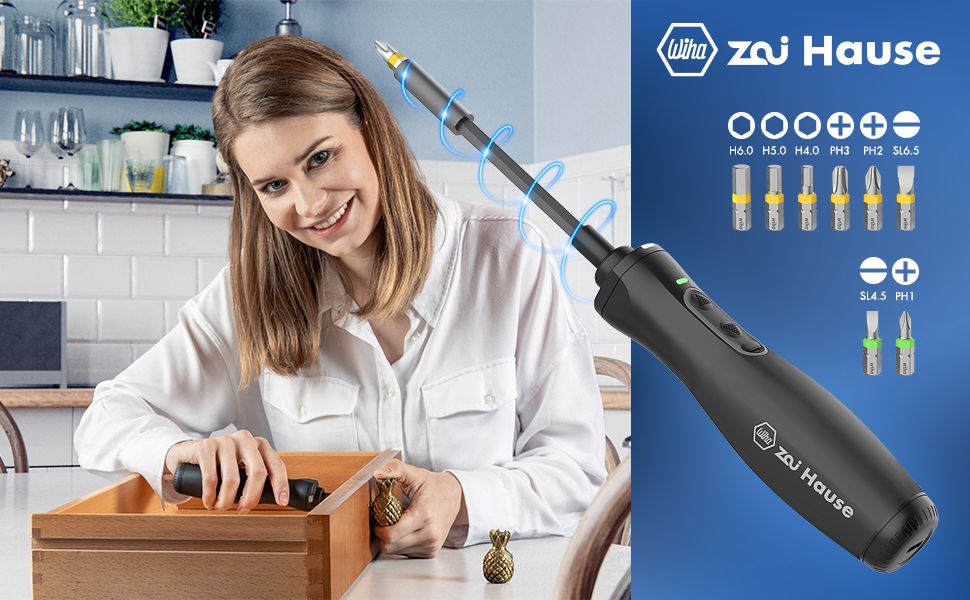 Wiha Wiha zai Hause e-screwdriver set, 11-pcs. (44621) – Image 6 of 14