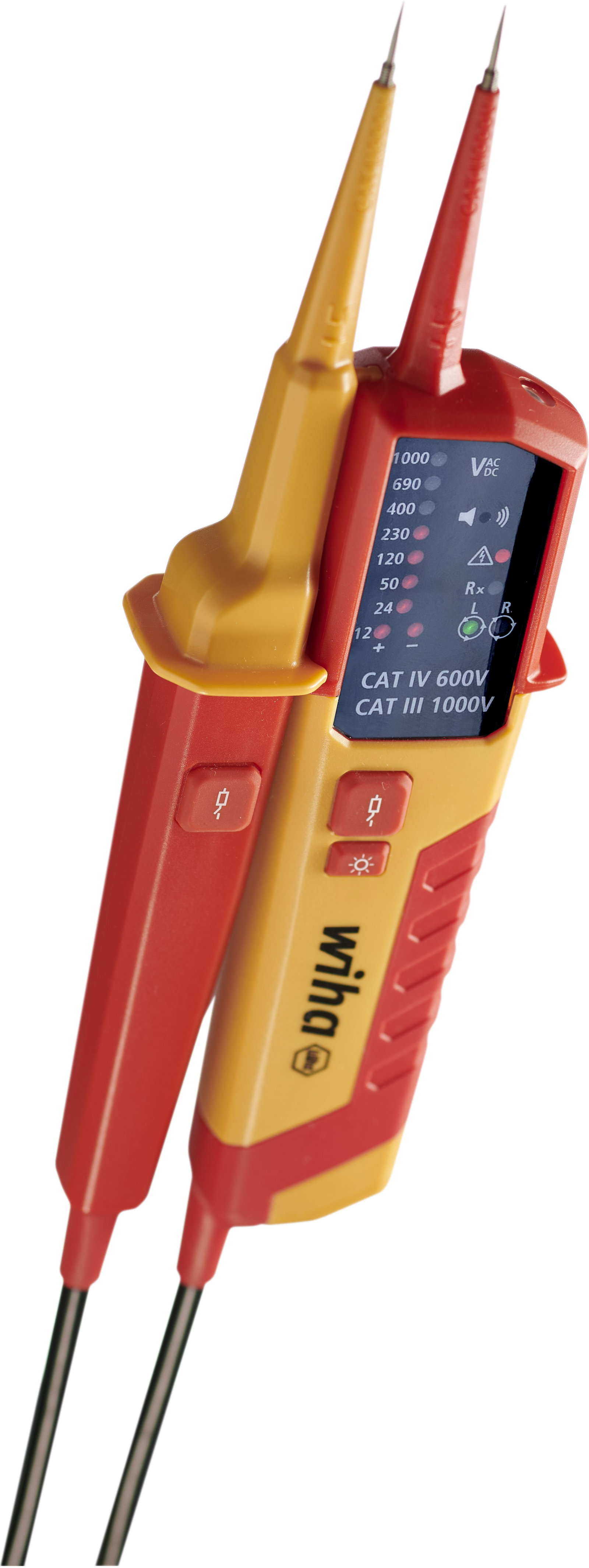 Wiha Voltage and continuity tester 12 - 1,000 V AC, CAT IV incl. 2x AAA batteries (45216) – Image 10 of 11