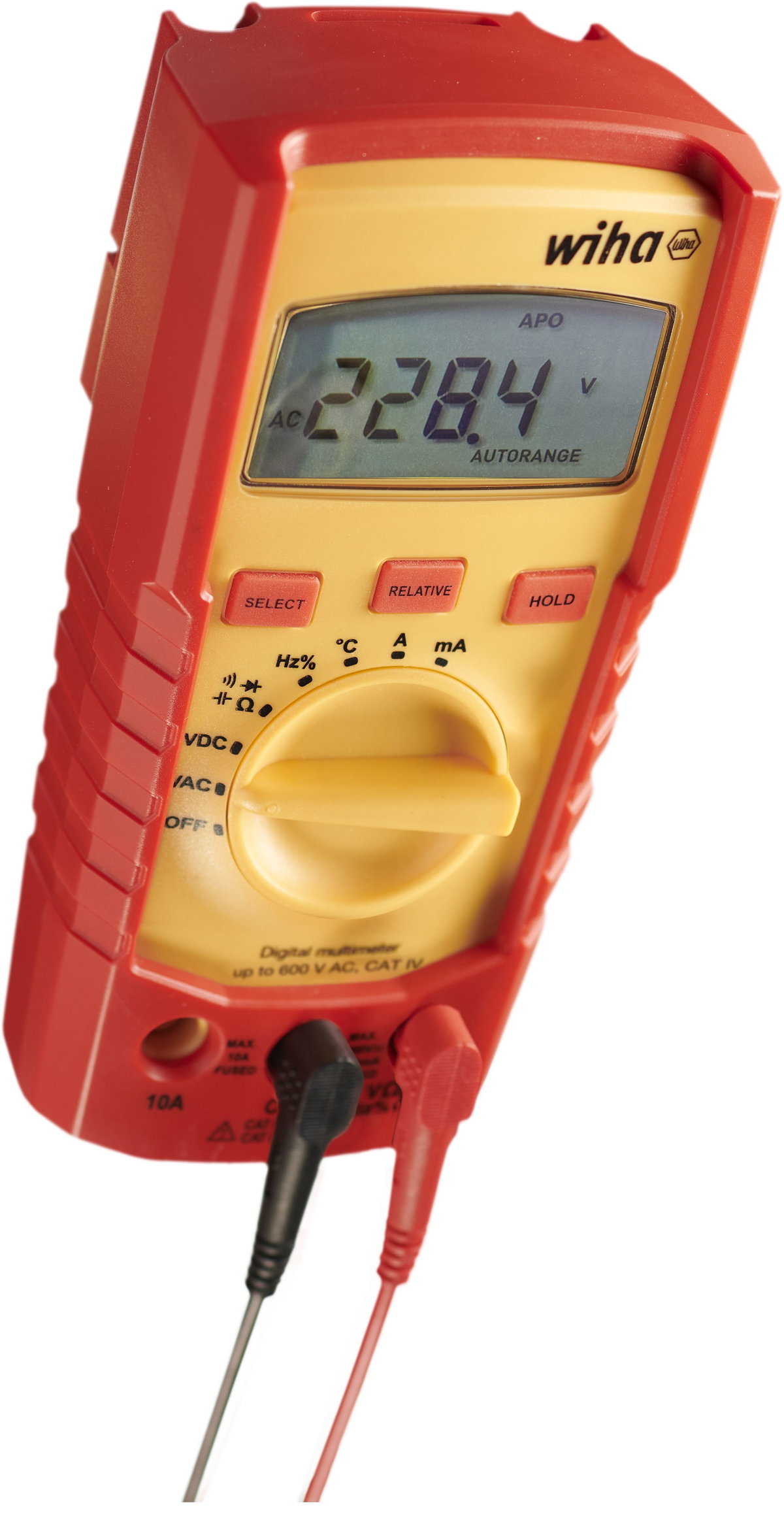 Wiha Digital multimeter up to 600 V AC, CAT IV incl. 2x AAA batteries (45218) – Image 10 of 11
