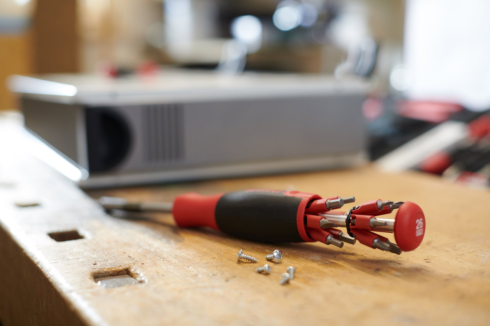 Wiha Screwdriver with bit magazine LiftUp 26one® Mixed with 13 double bits (43895) – Image 9 of 13