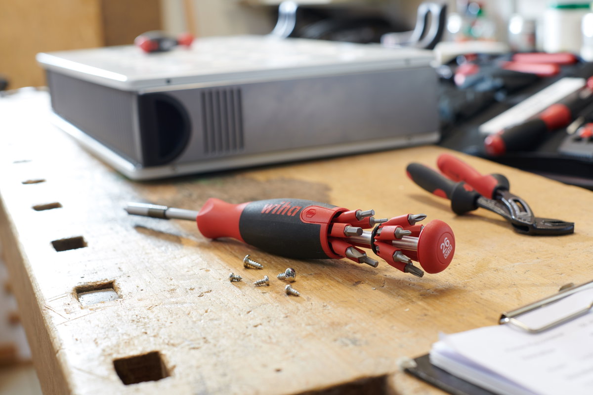 Wiha Screwdriver with bit magazine LiftUp 26one® Mixed with 13 double bits (43895) – Image 11 of 13