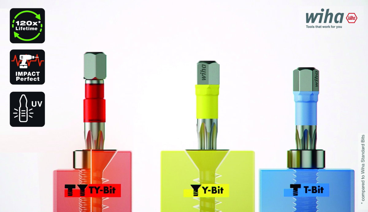 Wiha TY bit set 29 mm Pozidriv (PZ2), 5-pcs. 1/4" C6,3 in box (42102) – Image 4 of 12