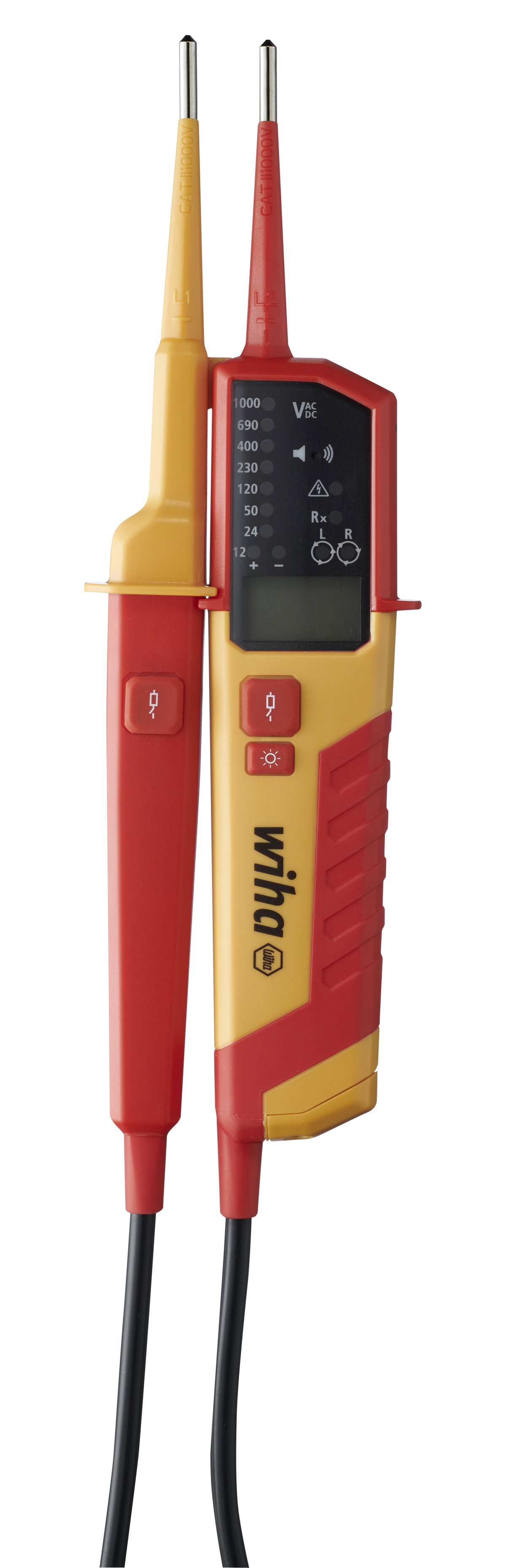 Wiha Voltage and continuity tester 0.5 - 1,000 V AC, CAT IV incl. 2x AAA batteries (45217) – Image 3 of 14