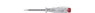 Wiha Voltage tester 120-250 volts Slotted transparent, with push-on clip 3.0 mm (05271)