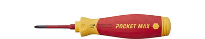 Wiha Screwdriver with bit magazine PocketMax® electric mixed with 4 slimBits (45296)