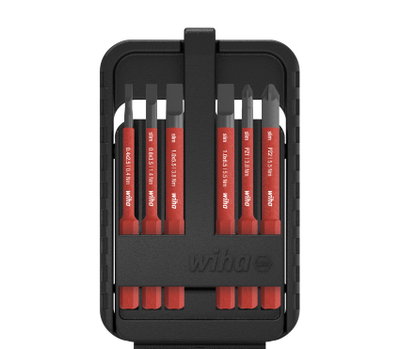 Wiha slimBit electric bit set Slotted, Pozidriv 6-pcs. (43157)