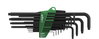 Wiha L-key set in ProStar holder TORX®, 13-pcs., black oxidised (24312)