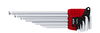 Wiha L-key set in ErgoStar holder Hexagonal ball end MagicRing® matt chrome-plated 10-pcs. (37351)