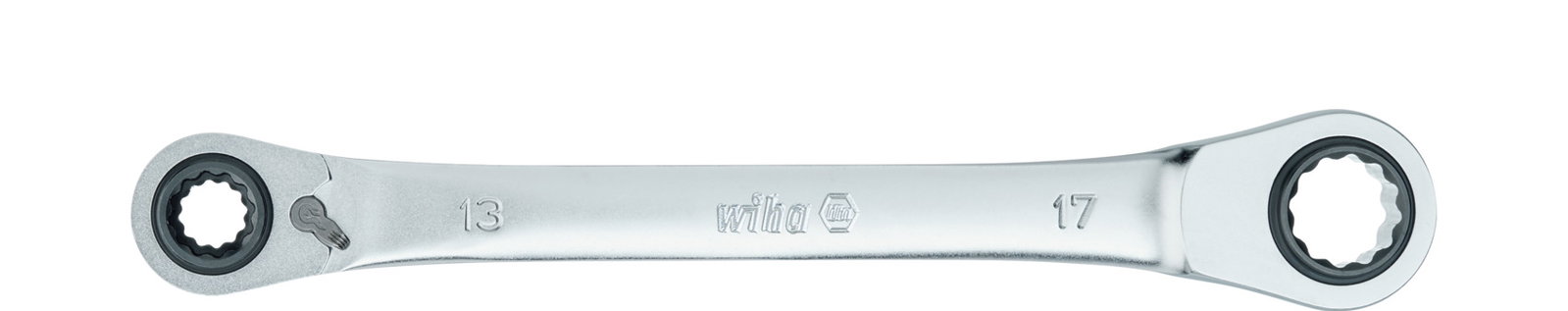 Wiha Double ring ratchet wrench 4in1 switchable 17 mm (45421)